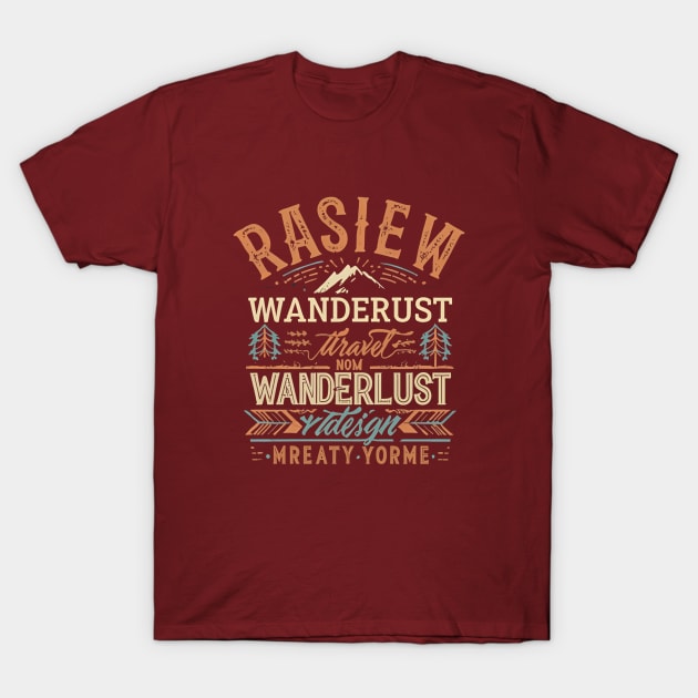 wanderlust T-Shirt by designfurry 